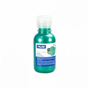 Botella tmpera 125 ml verde metalizado. Ref: 033461. MILAN